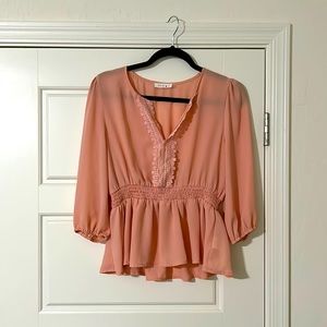 Blush Pink Blouse